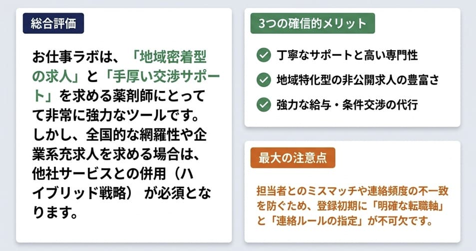 お仕事ラボの良い評判・口コミから見える3つの強み
