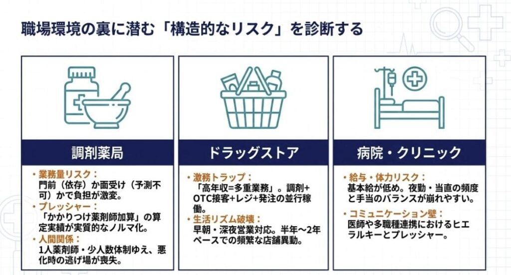 調剤薬局(門前 vs 面受け・かかりつけ薬剤師のノルマ)