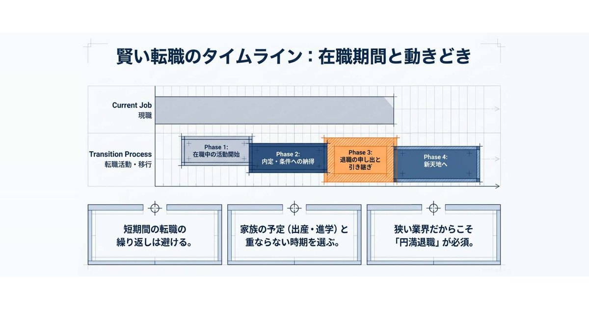 在籍期間とベストな転職タイミング