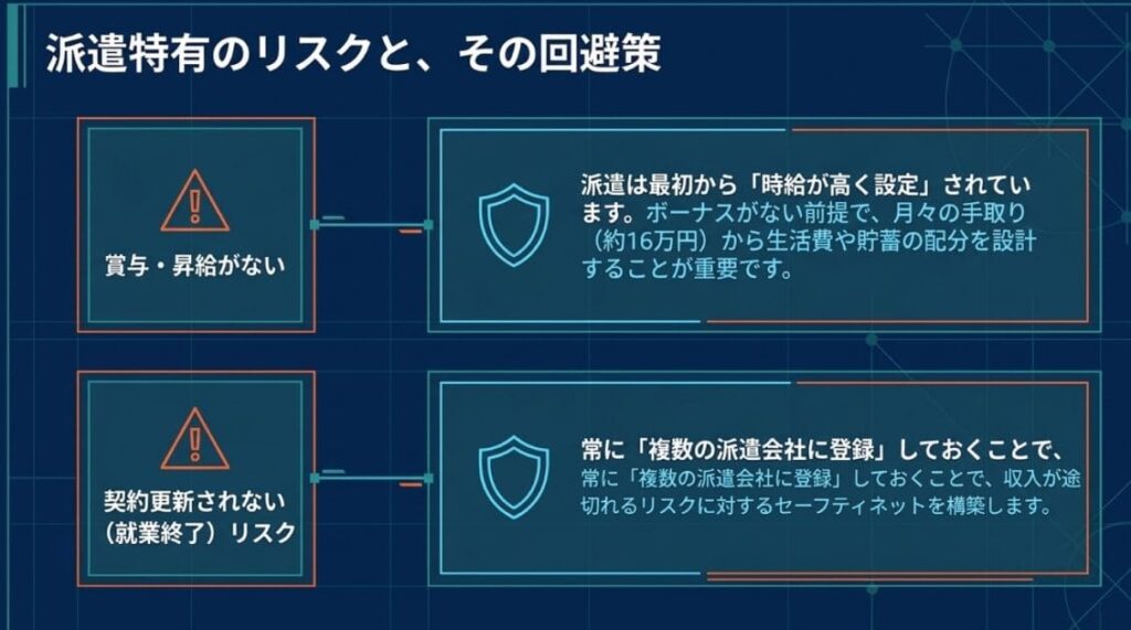 派遣のデメリット・契約打ち切りリスクと対策