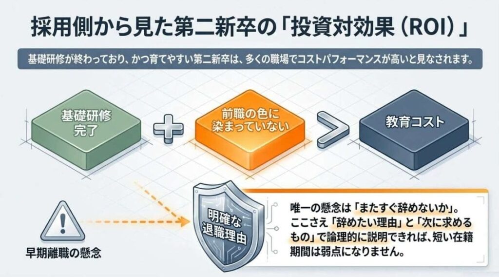 一方で、採用側が気にするポイント