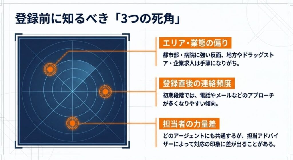登録前に知っておきたい3つの注意点