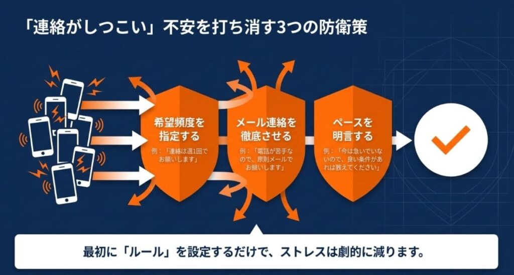 「連絡がしつこい」って本当?実態と3つの対処法