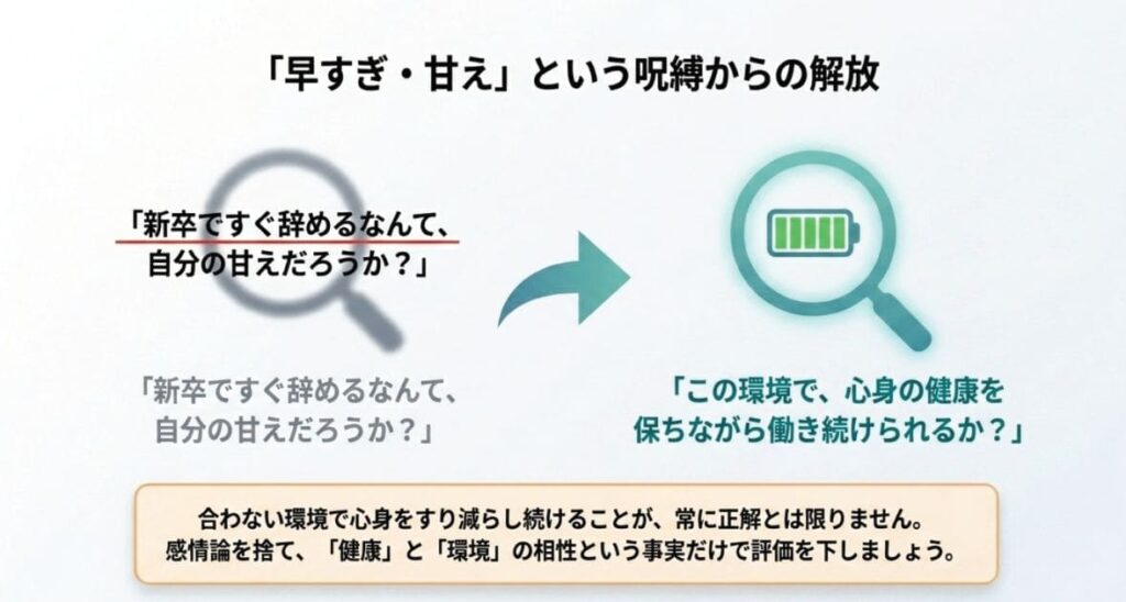 新卒で辞めるのは「早すぎ・甘え」?判断の前に確認したいこと