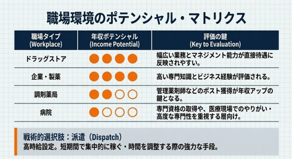 勤務エリアを変えて年収を上げる方法