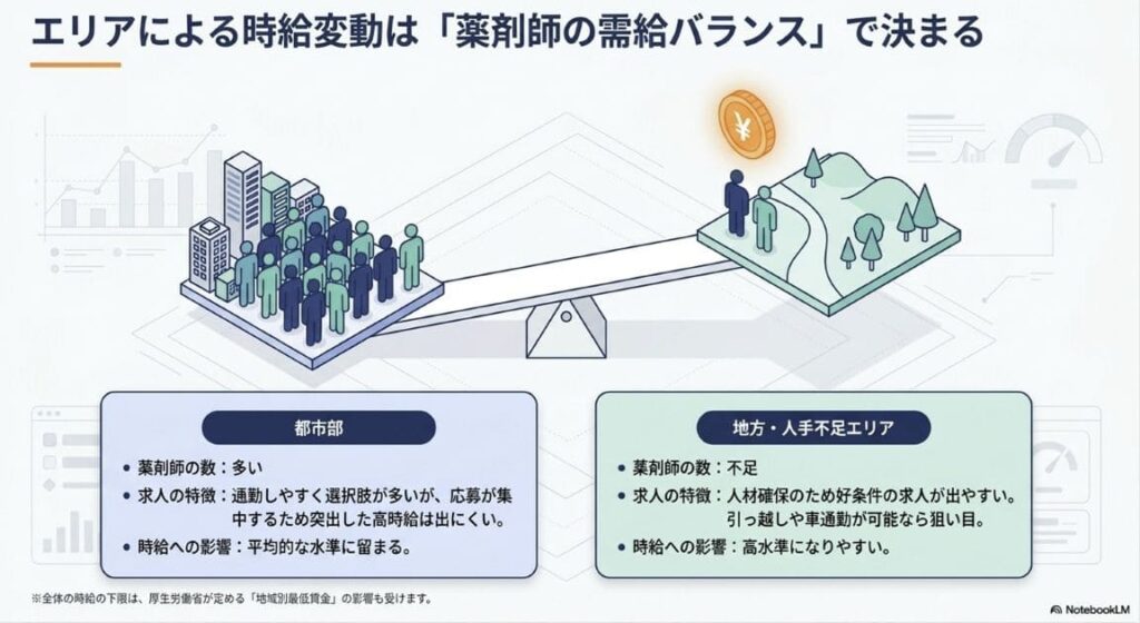 【地域別】都市部と地方で時給はどう変わる?