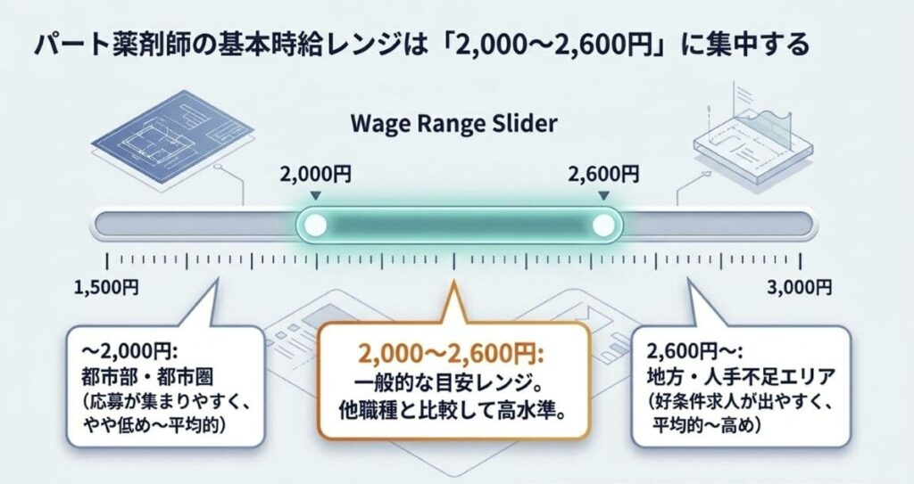 パート薬剤師の時給相場はいくら?まず全体像