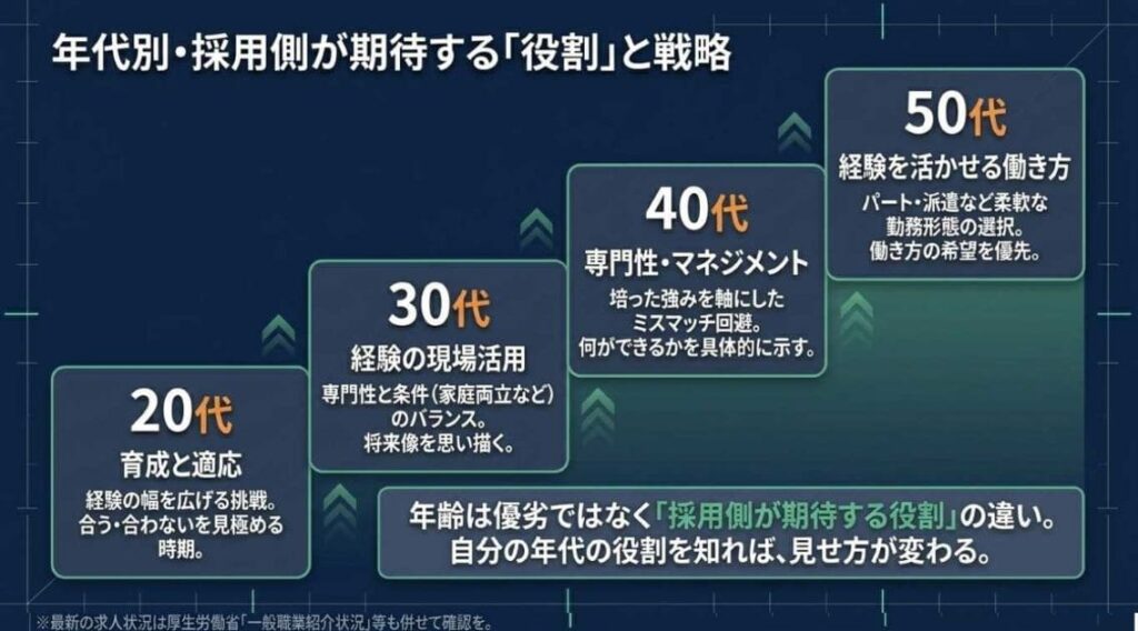 年代別|転職タイミングの考え方