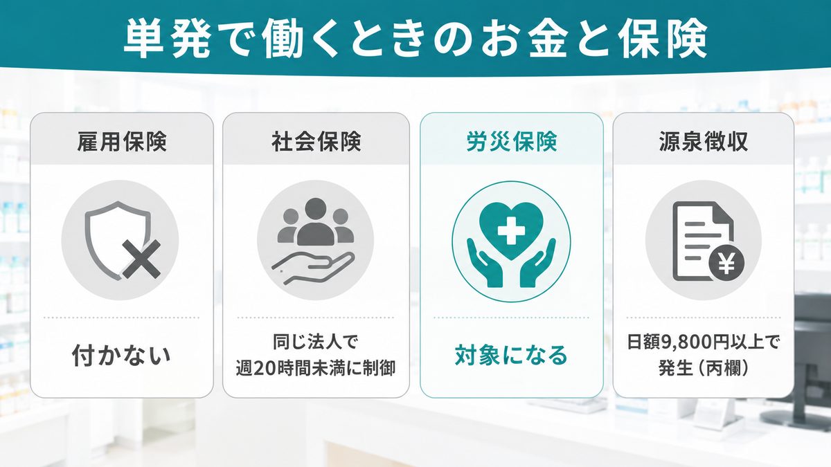 税金・社会保険・労災はどうなる?働く前に押さえたい扱い