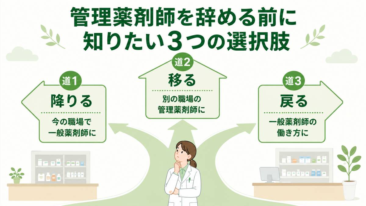 辞める前に知りたい3つの選択肢|降りる・移る・戻る