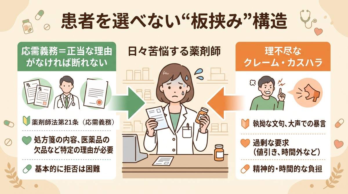 薬剤師の約7割が経験|カスハラは「あなたのせいじゃない」