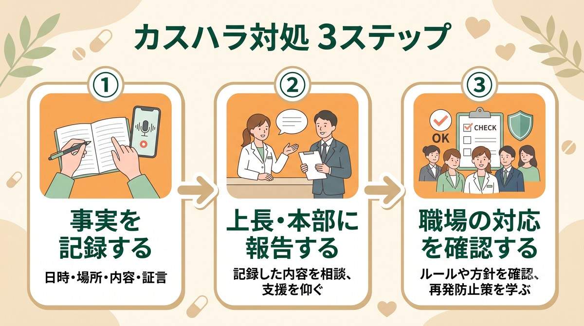 その場でできる|カスハラ被害を最小限にする対処