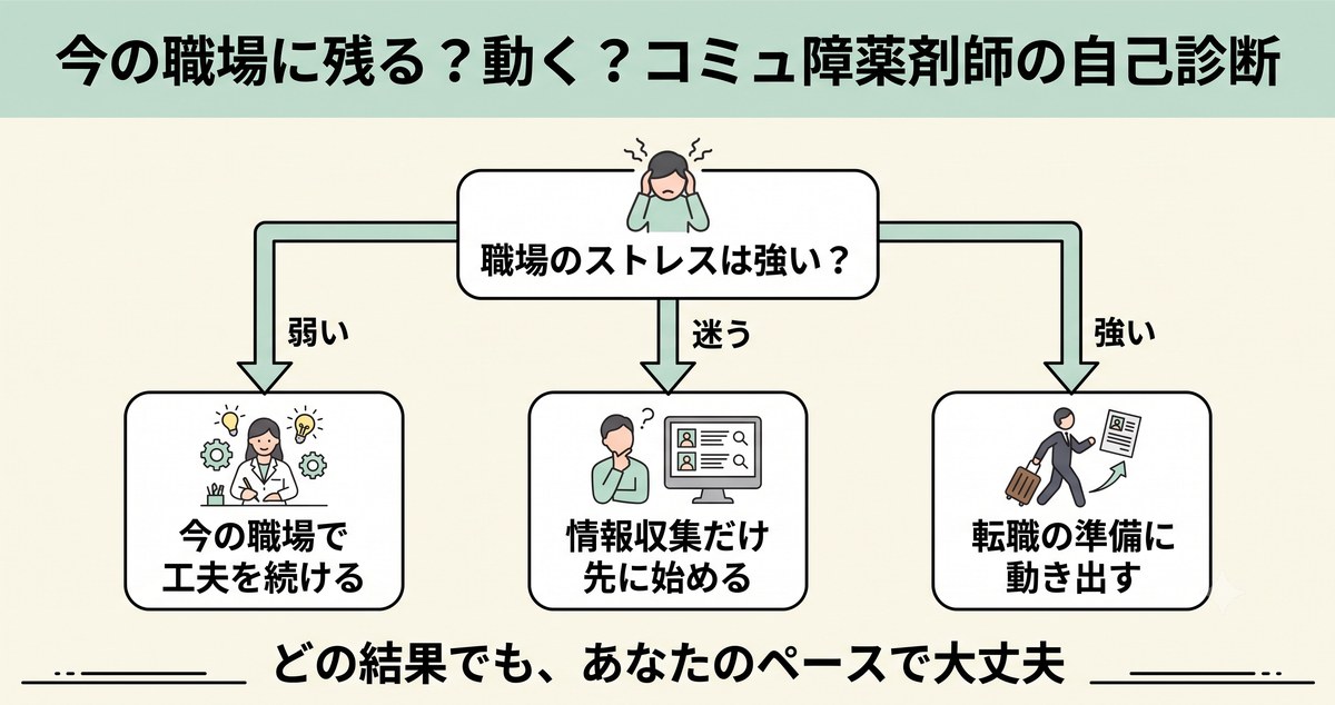 今の職場に残る?動く?自己診断チェック